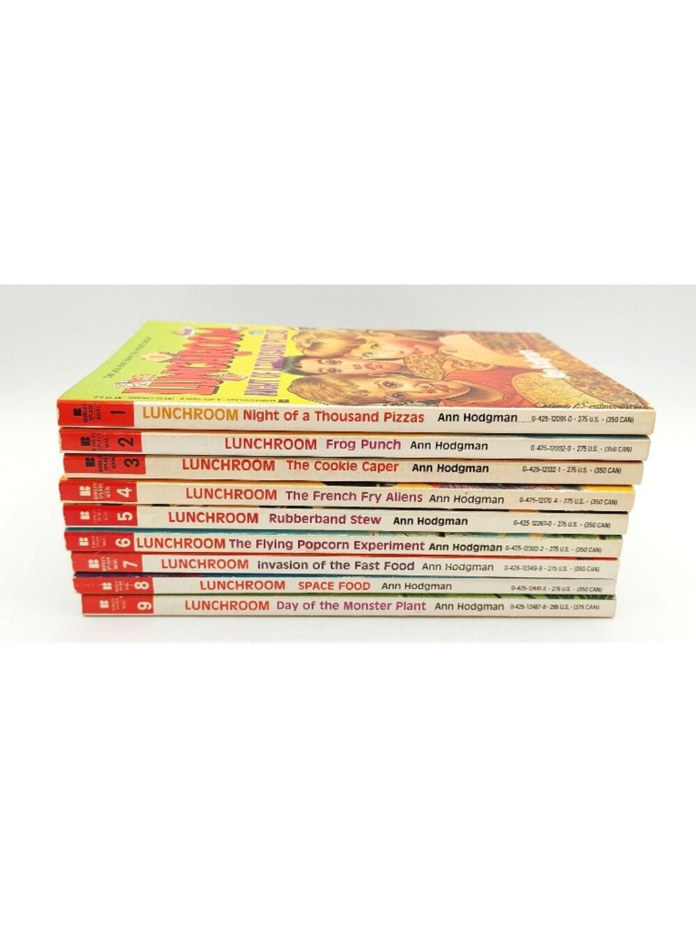 Vintage 1990 Lunchroom Series Chapter Books By Ann Hodgman Paperback Books 1-9